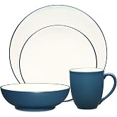 Noritake Colorwave Blue 4-Piece Coupe Place Setting, Service for 1