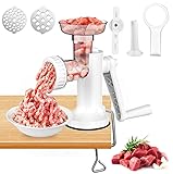 LHS Manual Meat Grinder, Heavy Duty Meat Mincer