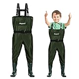 Magreel Child Chest Waders Waterproof Nylon Youth