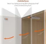 Jiayi Push to Close Cabinet Latch 10 Pack Non Magnetic RV Door Closure view 3