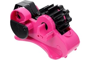 jojofuny Semi-Automatic Multifunctional Tabletop Tape Dispenser with 1" and 3" Core for 46mm Heat Transfer