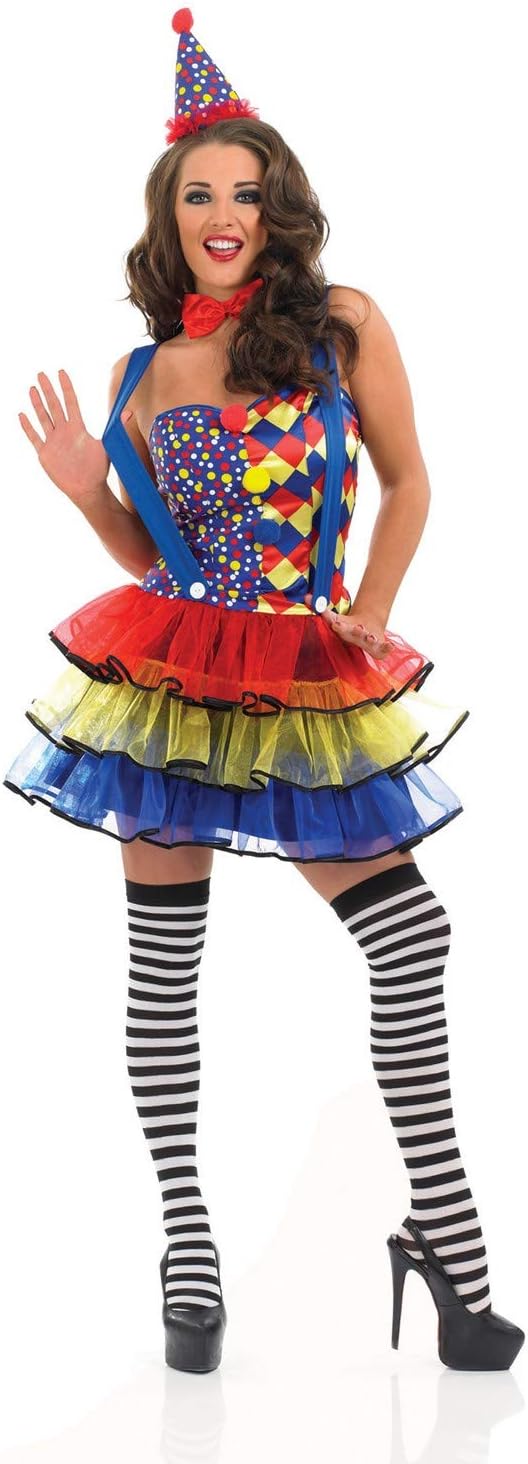 Fun Shack Womens Clown Costume Adults Circus Tutu Dress Carnival Outfit   XXX-Large - BigaMart
