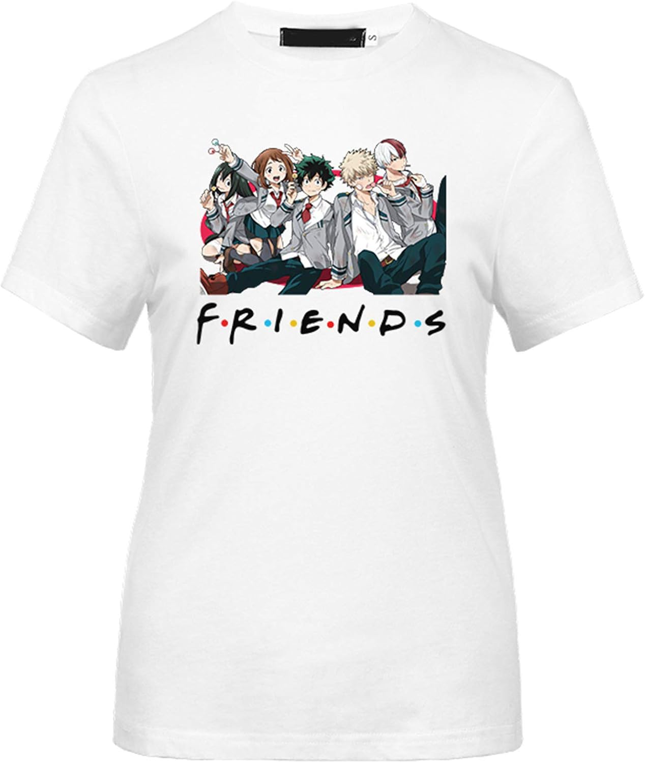 918coshiert Women's Anime My Hero Academia Shirt Friends Boku No Hero