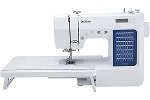 Brother CS7000X Computerized Sewing and Quilting Machine, 70 Built-in Stitches, LCD Display, Wide Table, 10 Included Feet, Wh