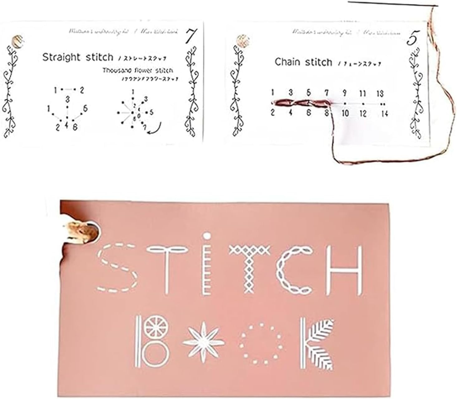 Creative Mini Sewing Book Cards, 2024 Creative Mini Sewing Card Set, Mini Stitch Book Elevate Your Sewing Skills, Sewing Books for Beginners Adult and Embroidery Enthusiasts (1pcs)