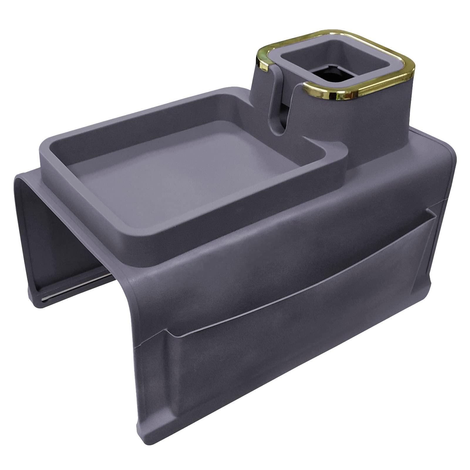IULONEE Large Capacity Sofa Armrest Tray Anti-Slip Cup Holder Portable Couch Cup Holder Anti-Spill Sofa Arm Table Silicone Couch Tray Chair Armrest Organizer For Drink, Phone, Remote Control, Snack