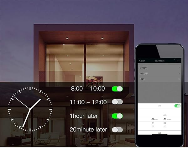 Gaetooely 16A Smart WiFi DIY Switch MDulo de AutomatizaciN del Hogar Inteligente Funciona con la AplicaciN Alexa Home Smart Life