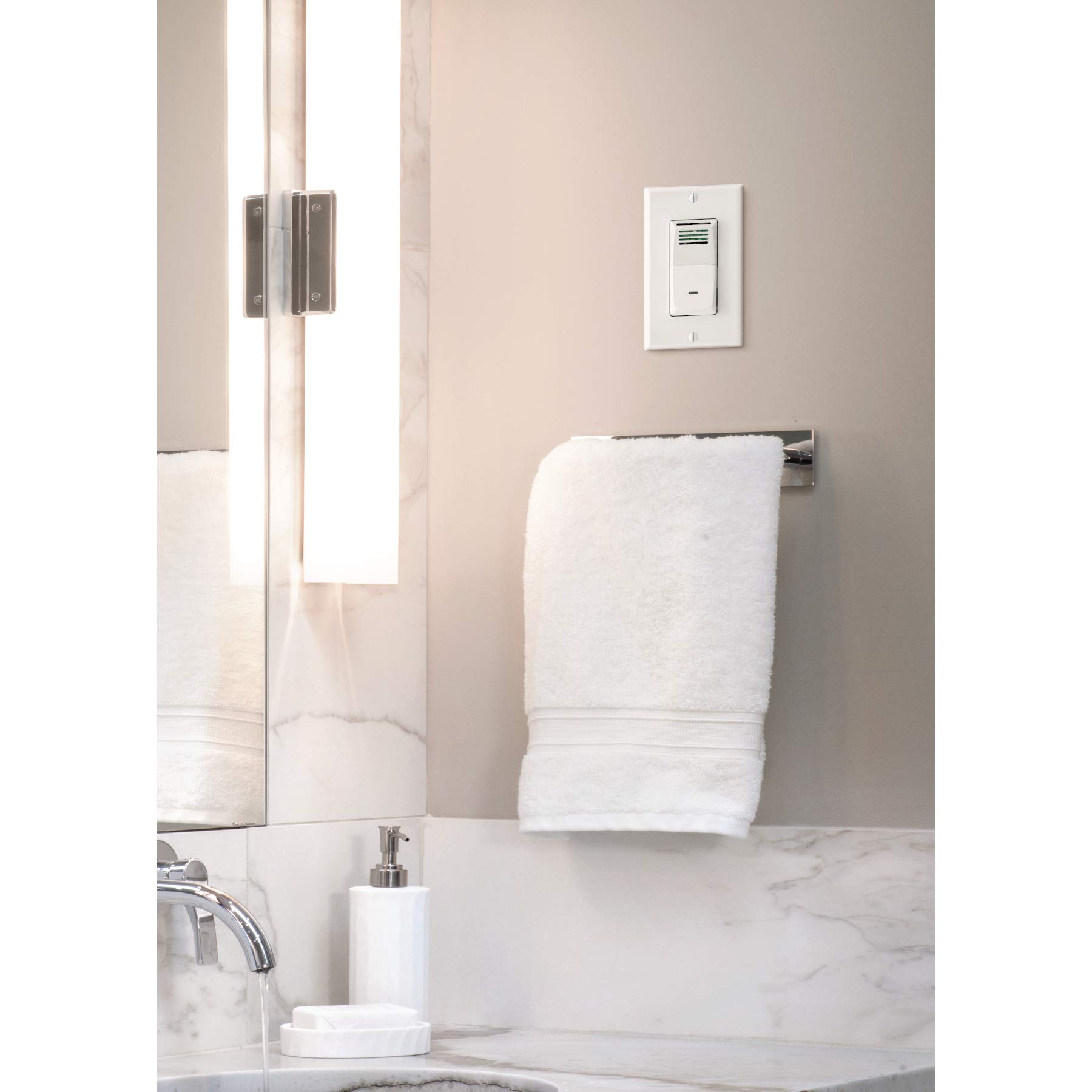 Broan-NuTone P82W Sensaire Bathroom Exhaust Fan Control Wall Switch, White