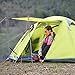 Top Lander Adjustable Tent Tarp Poles Folding 3 Section Dual Size Steel Camping Tent Accessories for Headroom Canopy Porch Awning Sun Sails Support