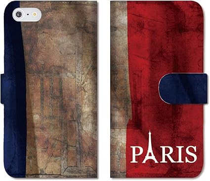 Amazon Chatte Noir Iphone12mini 手帳型 Puレザー Iphone 12ミニ ケース 手帳型 おしゃれ 国旗 フランス パリ エッフェル塔 フラッグ 旗 国 ヴィンテージ A 手帳ケース ケース カバー 通販