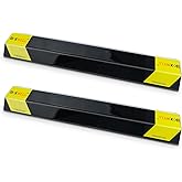 2 Pcs 18'' Heavy Duty Parking Aid for Garage, Parking Gadgets Protects Car and Garage Walls, Parking Stopper Easy to Install 2 Packs