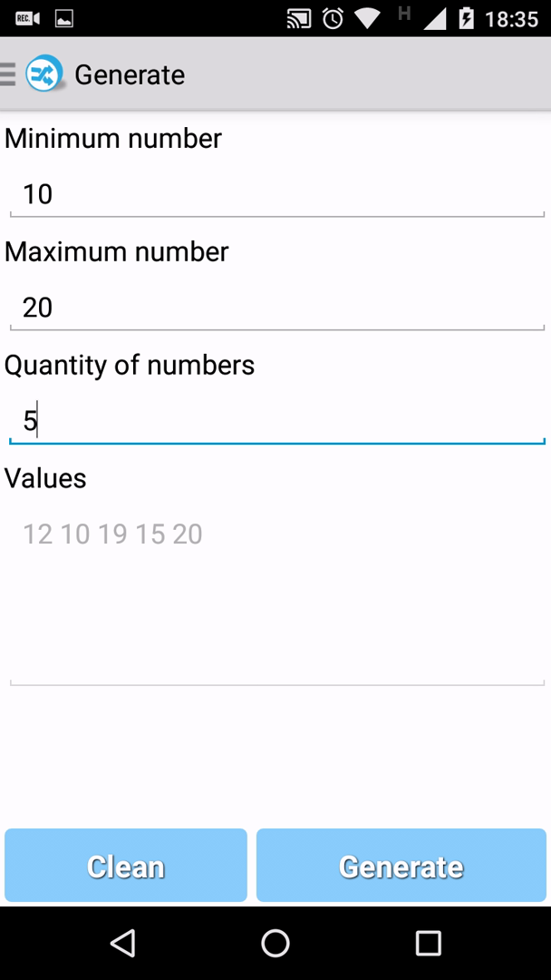 Random Number Generator - App on Amazon Appstore