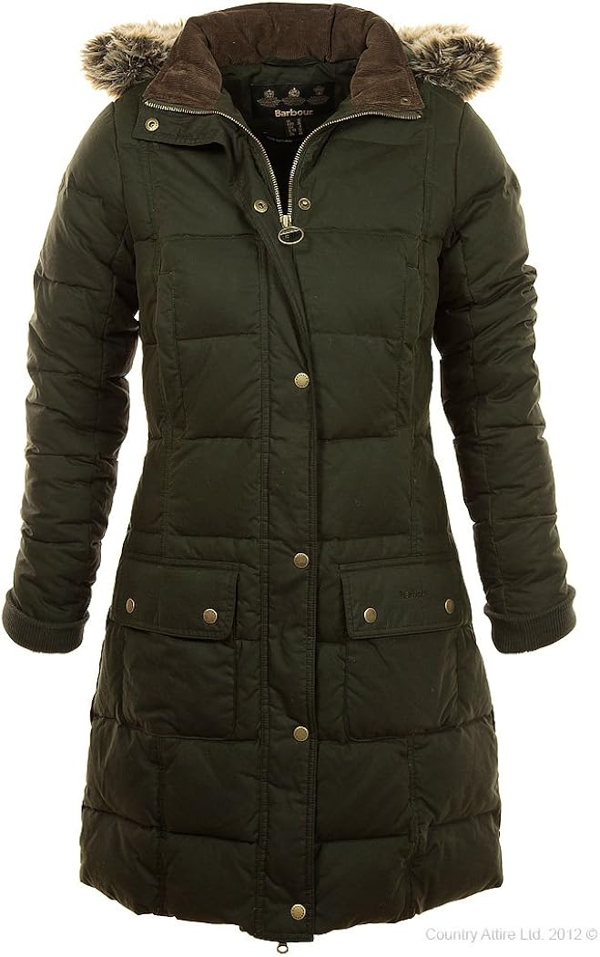 Barbour Archive Collection Ladies' Peninsula Down Jacket Olive