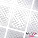 Whats Up Nails - Scales Mermaid Vinyl Stencils for Nail Art Design (2 Sheets, 24 Stencils Total)