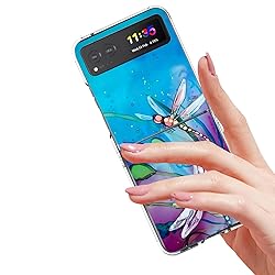Bcov Case for Motorola Razr 2023, Cute Dragonfly
