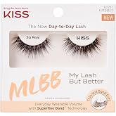 Kiss MLBB False Eyelashes, My Lash But Better, So Real, 1 Pair, 12mm, Lightweight, Stylish, Everyday Wear Strip Lashes, Superfine Band Technology, Reusable Eyelashes Natural Look