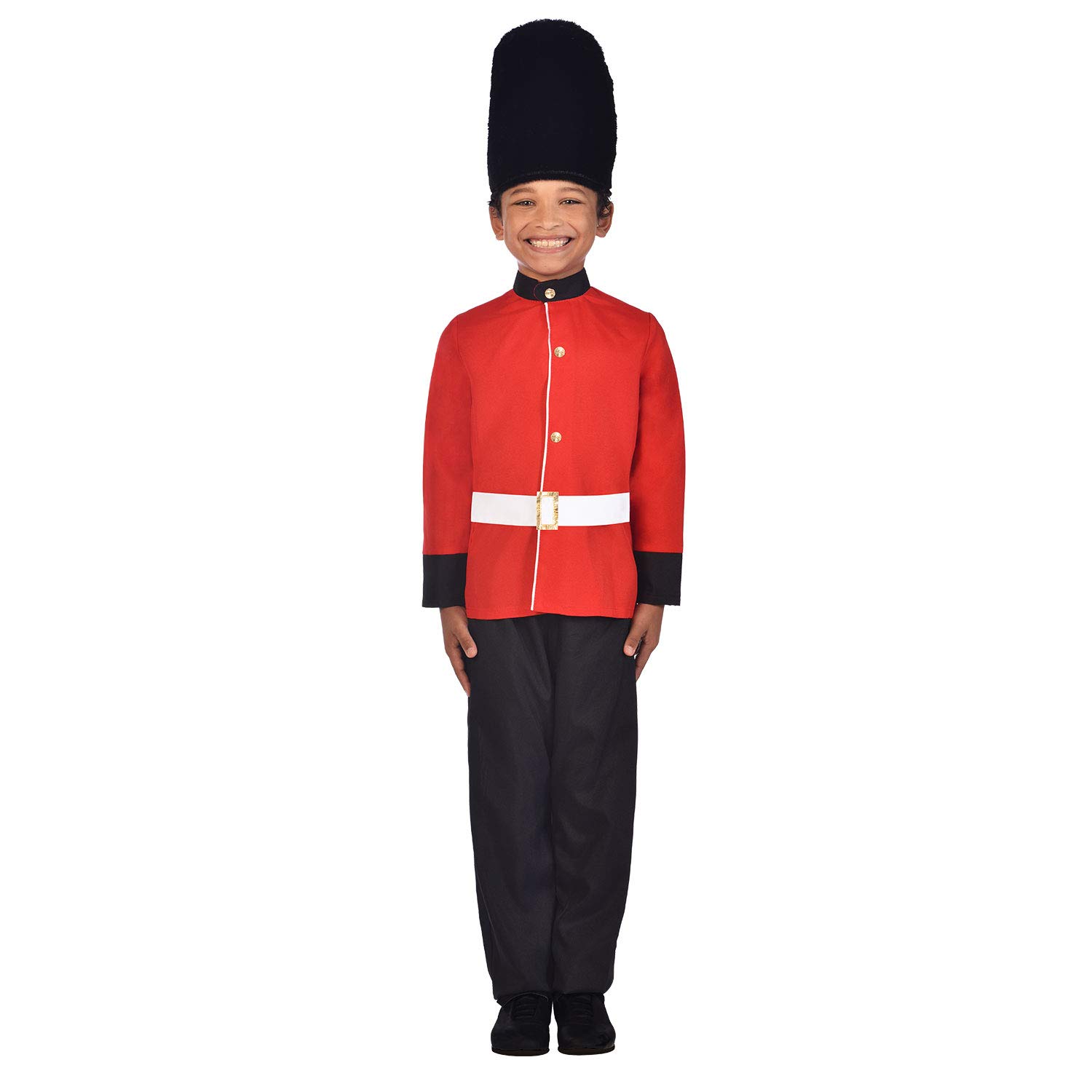 (PKT) (Fix 12/25) (9909017) Child Boys Royal Guard Costume & Hat (8-10yr)