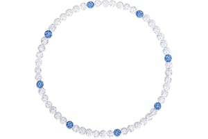 Smilelife Baseball Necklace for Boys 18in Bling Ice Collection Baseball Chain Rhinestone Baseball Dirp Accessories Gifts