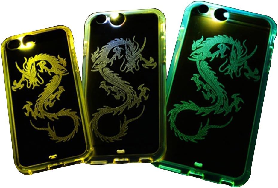 Iphone 6 6s Case ,Incoming CALL FLASH ,9 color led flash of calls,case cover for Iphone 6 6s (Dragon 4.7inch)