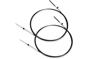 Atesilor 2pcs Boat Throttle and Shift Cables Compatible with Mercury MerCruiser Marine Force Outboard Engine 600A/4000 Series Controller(Gen 1/CC179xx, Gen2/CC189xx)