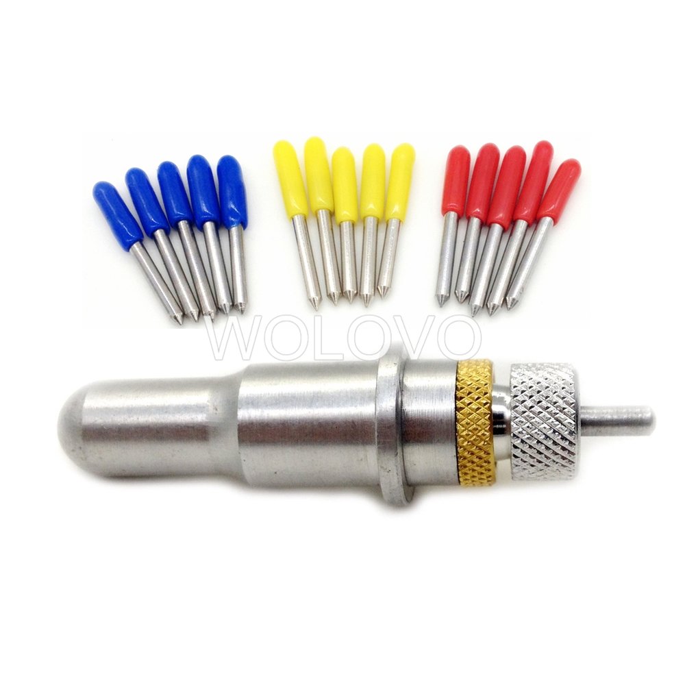 15pcs 30/45/60 Degrees Vinyl Cutting Plotter Blades for Roland Plotter+ Roland Blade Holder