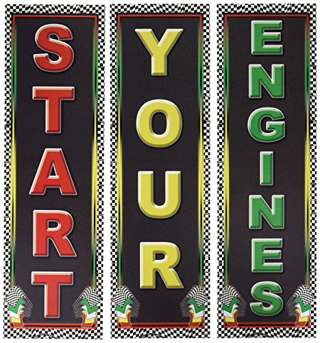 Racing Cutouts   (3/Pkg)