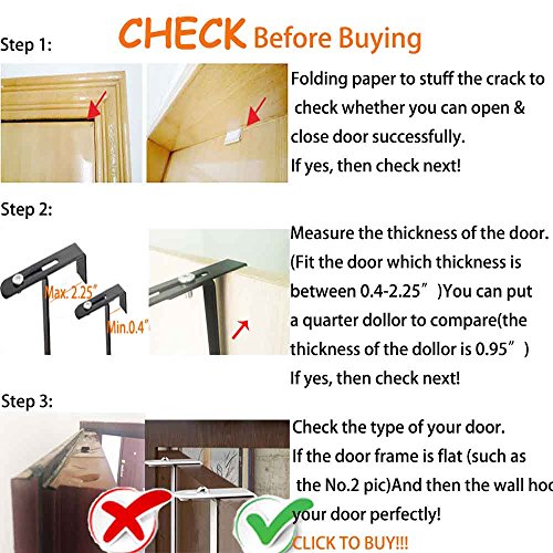 Wittywares Over The Door Hook Hanger Three Tiers with 10 Hooks and Mesh Basket Adjustable Storage Rack Wall Hook for Coats Hats Robes Towels