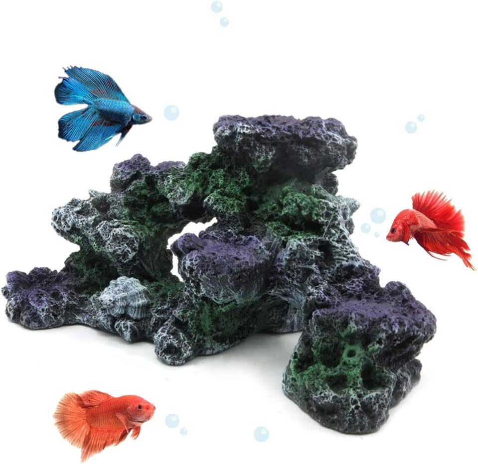 kathson Resin Coral Aquarium Decoration, Fish Tank Rock