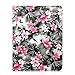 Cellularvilla 360 Degree Rotating Black Pink Flower Pu Leather Flip Folio Stand Case Cover for iPad with Retina Display (iPad 4th Generation), the new iPad 3 / iPad 2 (Automatic Wake/Sleep Feature)