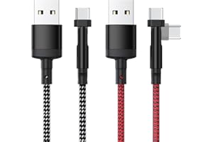 2Pack 10FT Charger Charging Cable for PS5/Xbox Series X/S Controller/Sw Itch Console, 180° Rotation Nylon Braided USB C Charg
