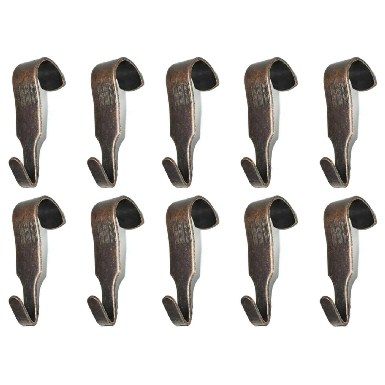 Picture Rail Hooks Bronze Narrow Picture Rail Hooks Heavy Duty Gallery Hanging Moulding Hooks Mirror Photo Frame Hanging Metal Hooks Pack of 10