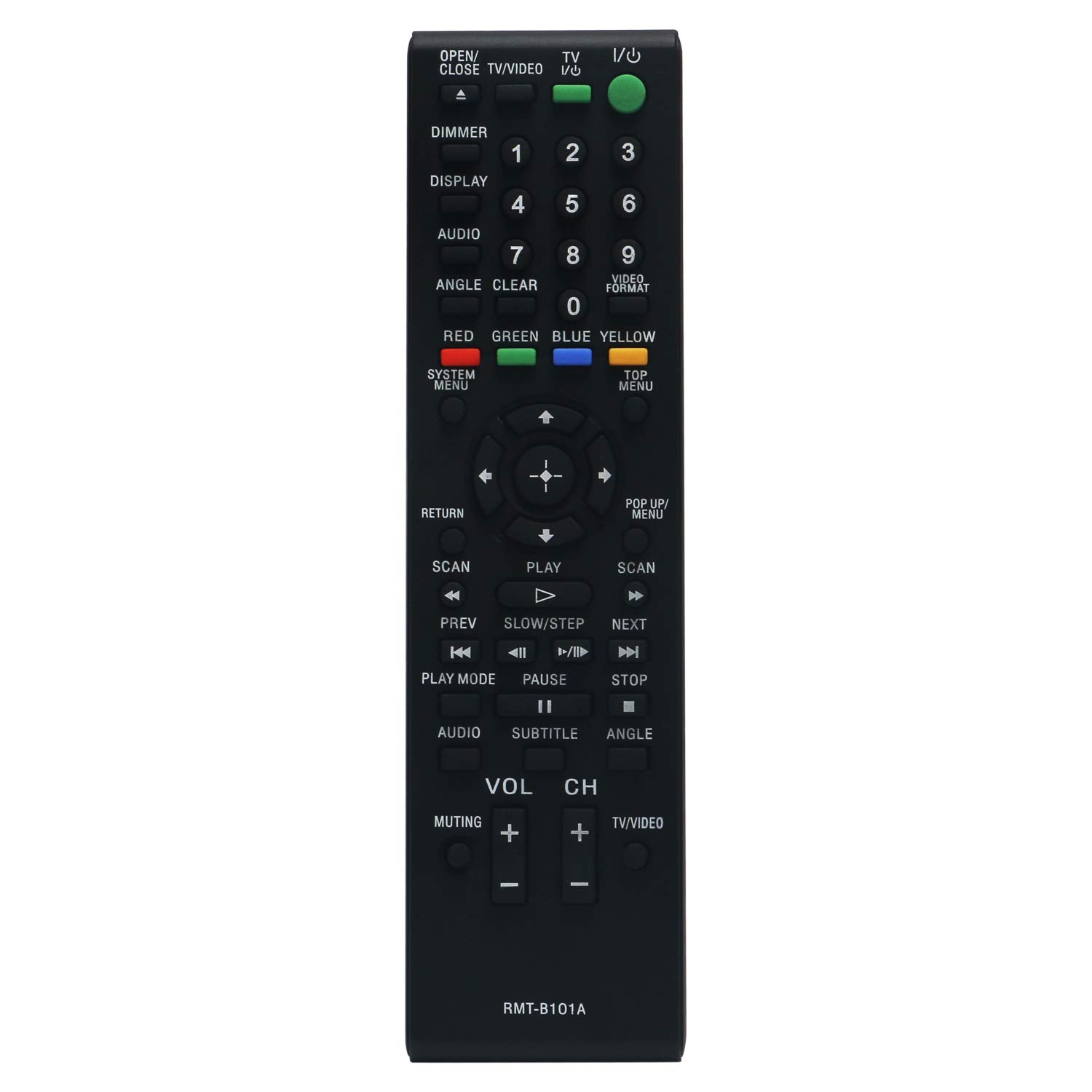 VINABTY RMT-B101A Replacement Remote Control Compatible with Sony Blu-ray Disc Player Home Cinema System BDP-S500 BDP-S301 BDP-S2000ES BDP-S300 BDPS500 BDPS300 BDPS2000ES BDPS301