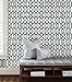 NuWallpaper NU1648 Navy Grand Trellis Peel & Stick Wallpaper, Blue