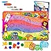 Kiddable Aqua Magic Mat, Large Kids Water Drawing Mat 6 Colors, Pens, Stencils and More! Fun Toy Girls, Boys, Toddlers Water Writing Pad, an Educational Gift for Kids!