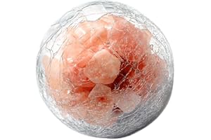 DIYEAH Himalayan Natural Crystal Night Light Decorative Table Lamp for Bedroom Home Ambiance 3.93X3.93X3.54In