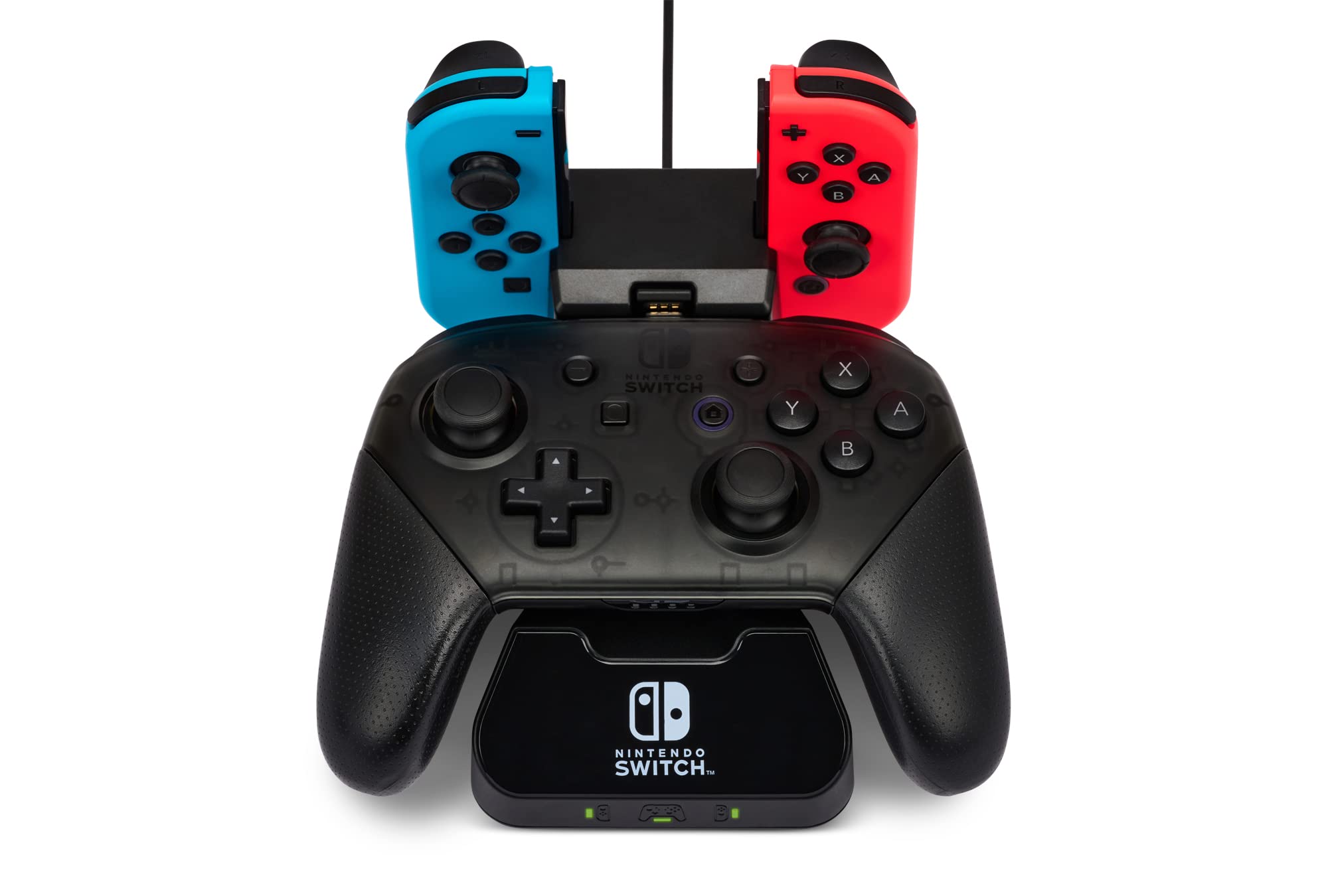 PowerA Controller Charging Base for Nintendo Switch, Black, Wireless Controller charging, Charge, rechargeable battery, Nintendo Switch, Joy-Con Charging, PowerA Wireless Charging