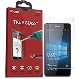 iCarez [Tempered Glass] Premium Screen Protector for Microsoft Lumia 950 XL Easy Install with Lifetime Replacement Warranty - 1 Pack