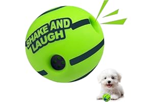 SHAKE AND LAUGH Dog Toys Ball, Interactive Dog Ball, Shaking with Gibbering Sound, for Training & Herding, XS, 2.75 in (7 cm)