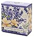 Lavender Vanilla Flowers, Luxury Round, Beautifully Scented Shea Butter Soap Bar, Made in England, Triple Milled. Environmentally Friendly (Green). 3.5oz.