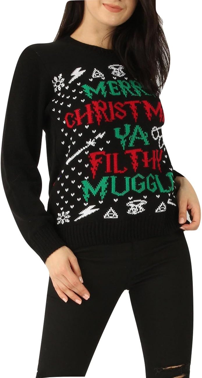 merry christmas you filthy muggle sweater