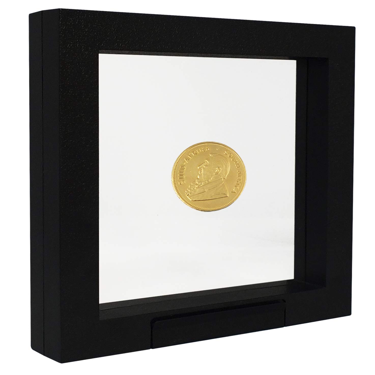 SAFE 4510 Floating Frame, Black, 27.5 x 22.5 cm, Coin Frame, Object Frame, Coin Stand, 3D Frame for Your Coins and Much More.