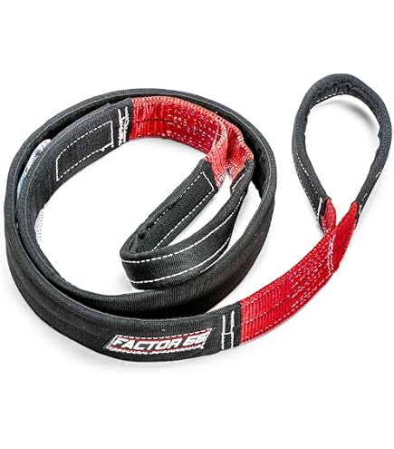 Factor 55 00068 – Kinetisches Bergeseil Extrem Belastbar, 2,2 Cm X 76 Cm, Für Offroad & Rettung