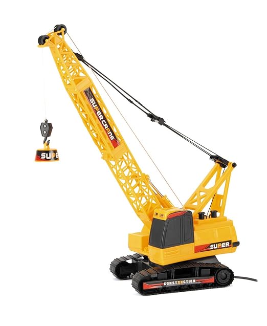 Toyrific Super Track Radio Control Crane Amazon.co.uk Toys & Games
