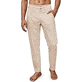 Runcati Mens Renaissance Gothic Pants Medieval Steampunk Victorian Dress Pants Cosplay Costume Trousers