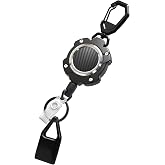 LIUGX Lighter Leash, 10,000+ Rebound, Retractable Keychain, Heavy Duty Key Chain Lighter Holder