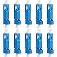 10 Pcs SC to LC Adapter - SingleMode 9/125um SC/UPC Male to LC/UPC Female Hybrid Optical Fiber Adapter Connector - Tool for Visual Fault Locator, Optical Power Meter, Digital Communication