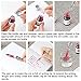 Glass Dip Pen, Aolvo 1pcs Glass Signature Pen Crystal Dip Sign Elegant Pen with 4pcs Calligraphy Ink for Writing Decoration Gift -Five Color Available (Type 2)