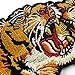 2Pairs Small Tiger Head Patch Applique Badge Embroidered Patch Iron on Patches