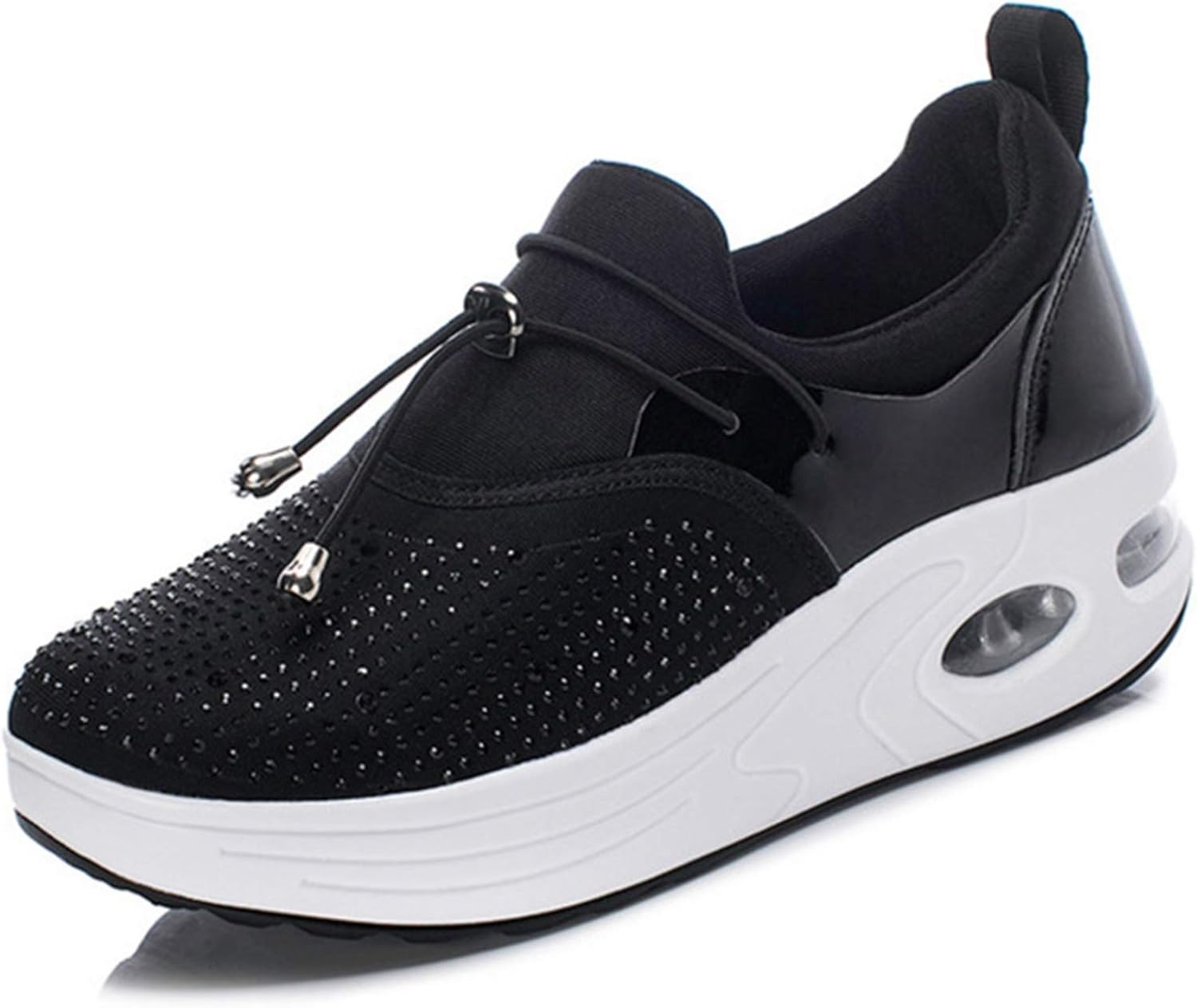 Women Wedge Trainers Shock Absorbing Breathable Platform Casual Shoes