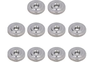 Thin Type Knurled Thumb Nut, Knurled Thumb Nut 304 Stainless Steel Knurled Flat Head Through Hole Hand Tightening Nut
